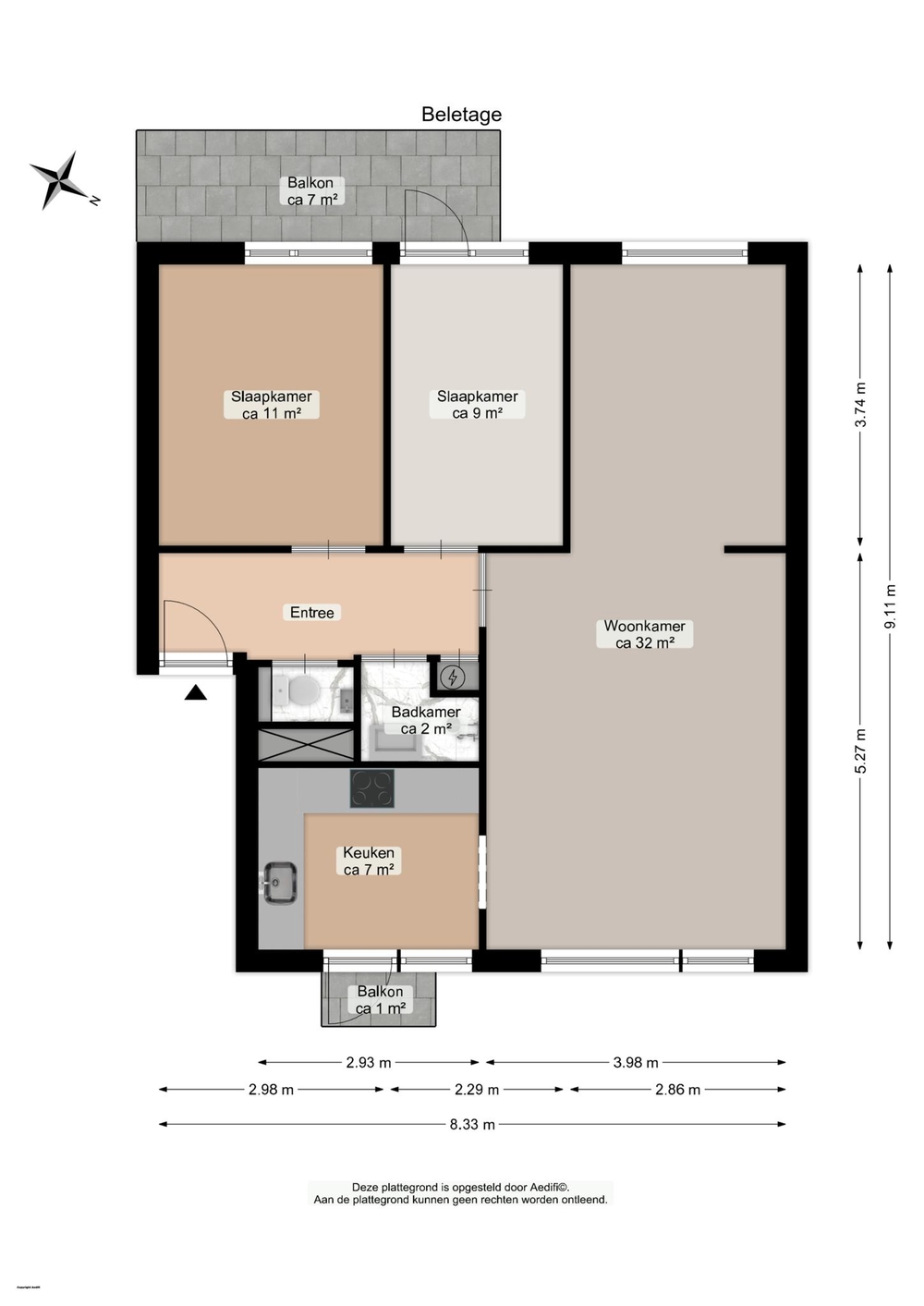 Couperusstraat 105, 9721 JD Groningen - € 239.000 k.k. - ben-s Makelaars Groningen