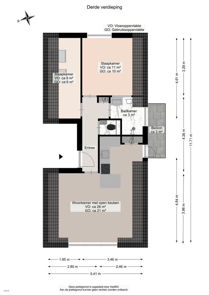 Stationsstraat 14c, 9711 AS Groningen - € 275.000 k.k. - ben-s Makelaars Groningen