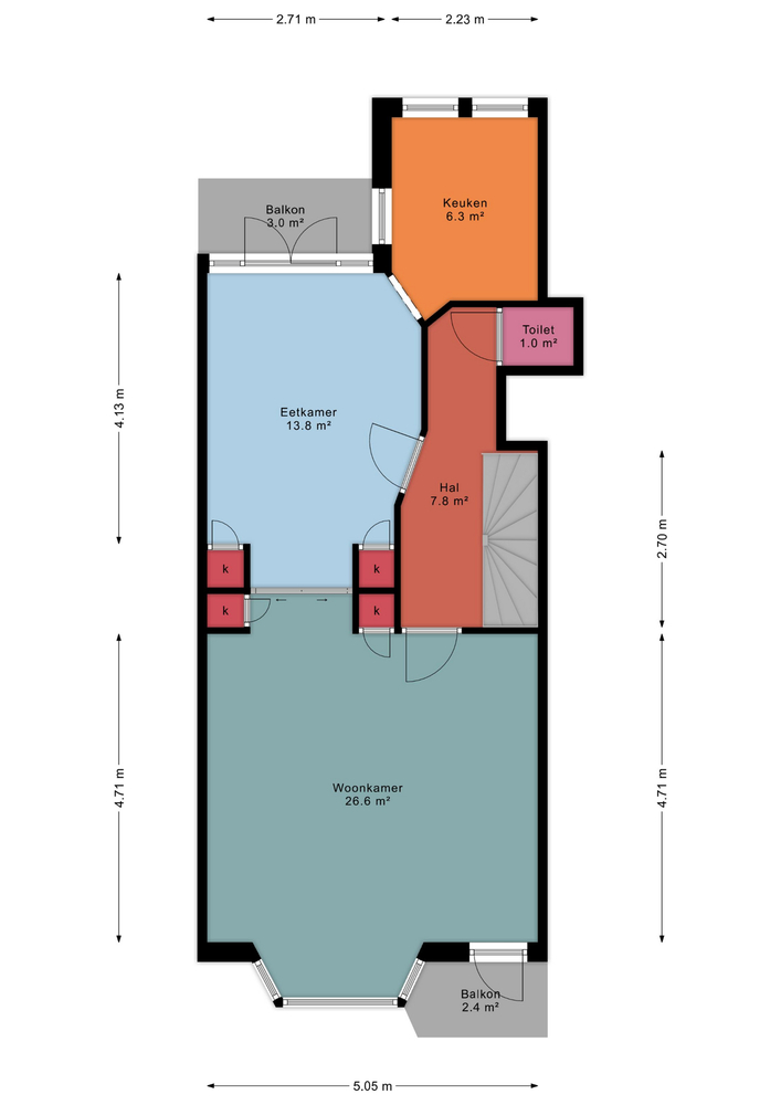Parkweg 34a, 9725 EJ Groningen - € 375.000 k.k. - ben-s Makelaars Groningen