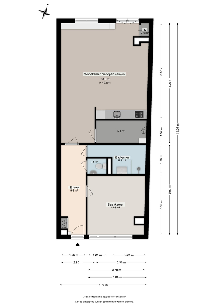 Verlengde Hereweg 91f, 9721 AH Groningen - € 250.000 k.k. - ben-s Makelaars Groningen