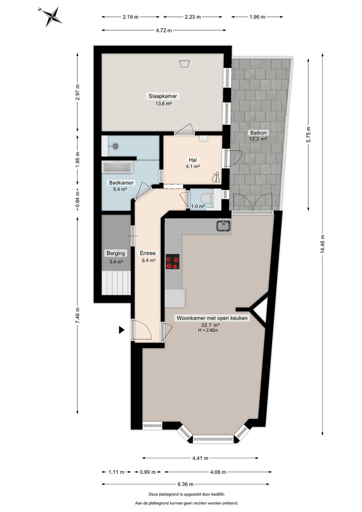 Boterdiep 57a, 9712 LK Groningen - € 265.000 k.k. - ben-s Makelaars Groningen