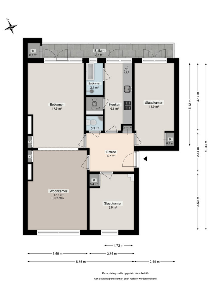 Overwinningsplein 60, 9728 GV Groningen - € 225.000 k.k. - ben-s Makelaars Groningen