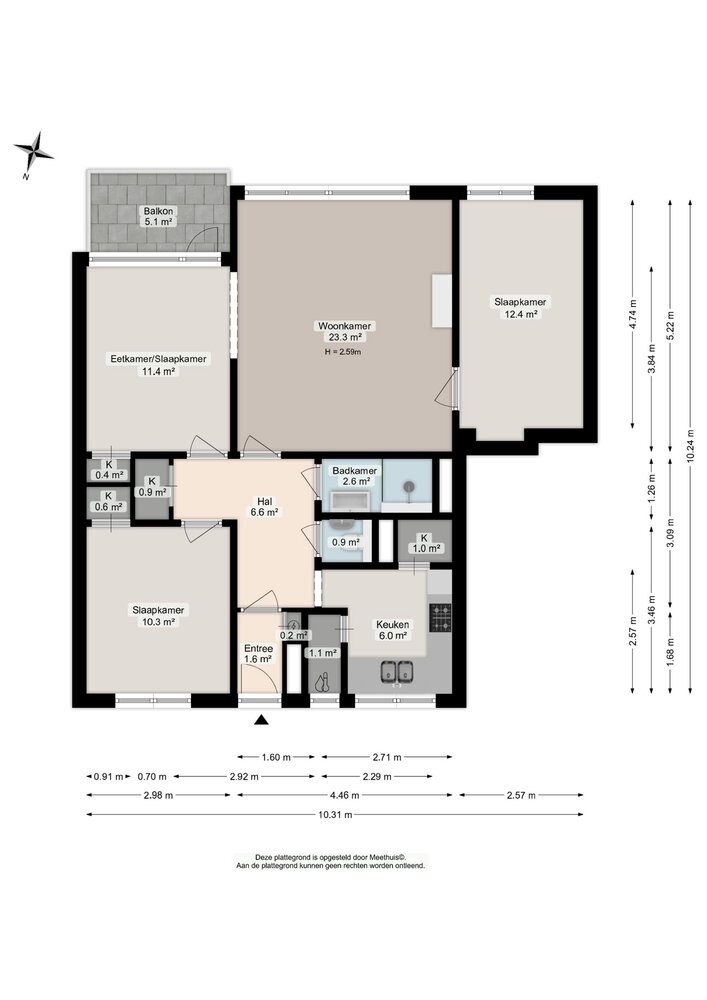 Verzetsstrijderslaan 118, 9727 CH Groningen - € 275.000 k.k. - ben-s Makelaars Groningen