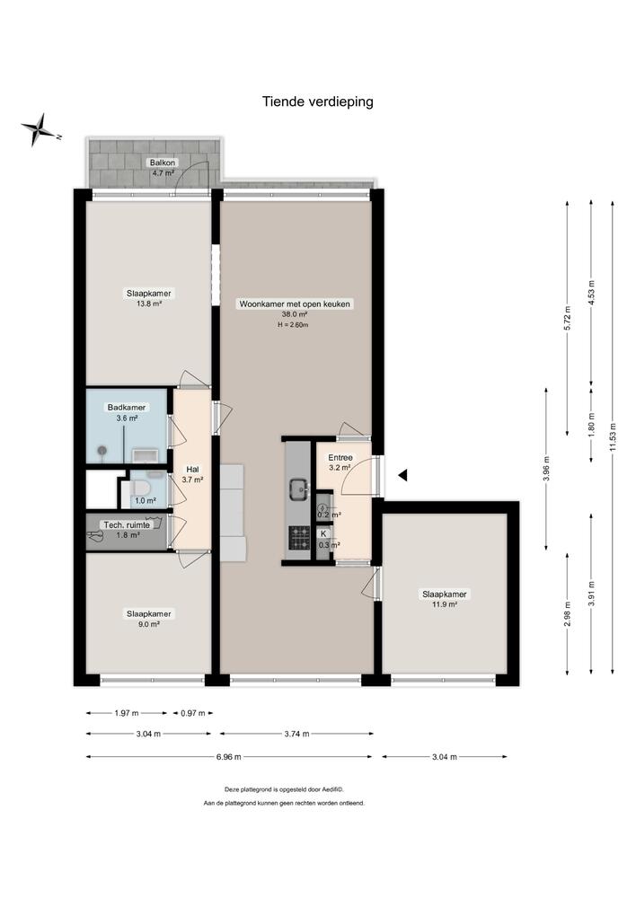 Meerpaal 125, 9732 AH Groningen - € 245.000 k.k. - ben-s Makelaars Groningen