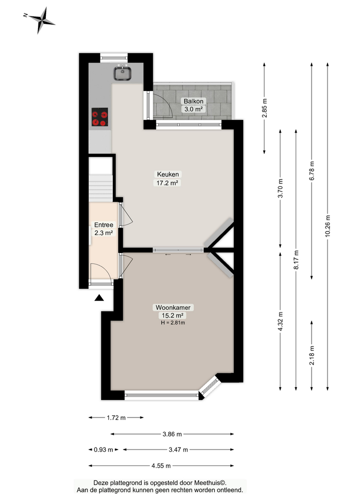 Rijnstraat 30b, 9725 EV Groningen - € 319.000 k.k. - ben-s Makelaars Groningen